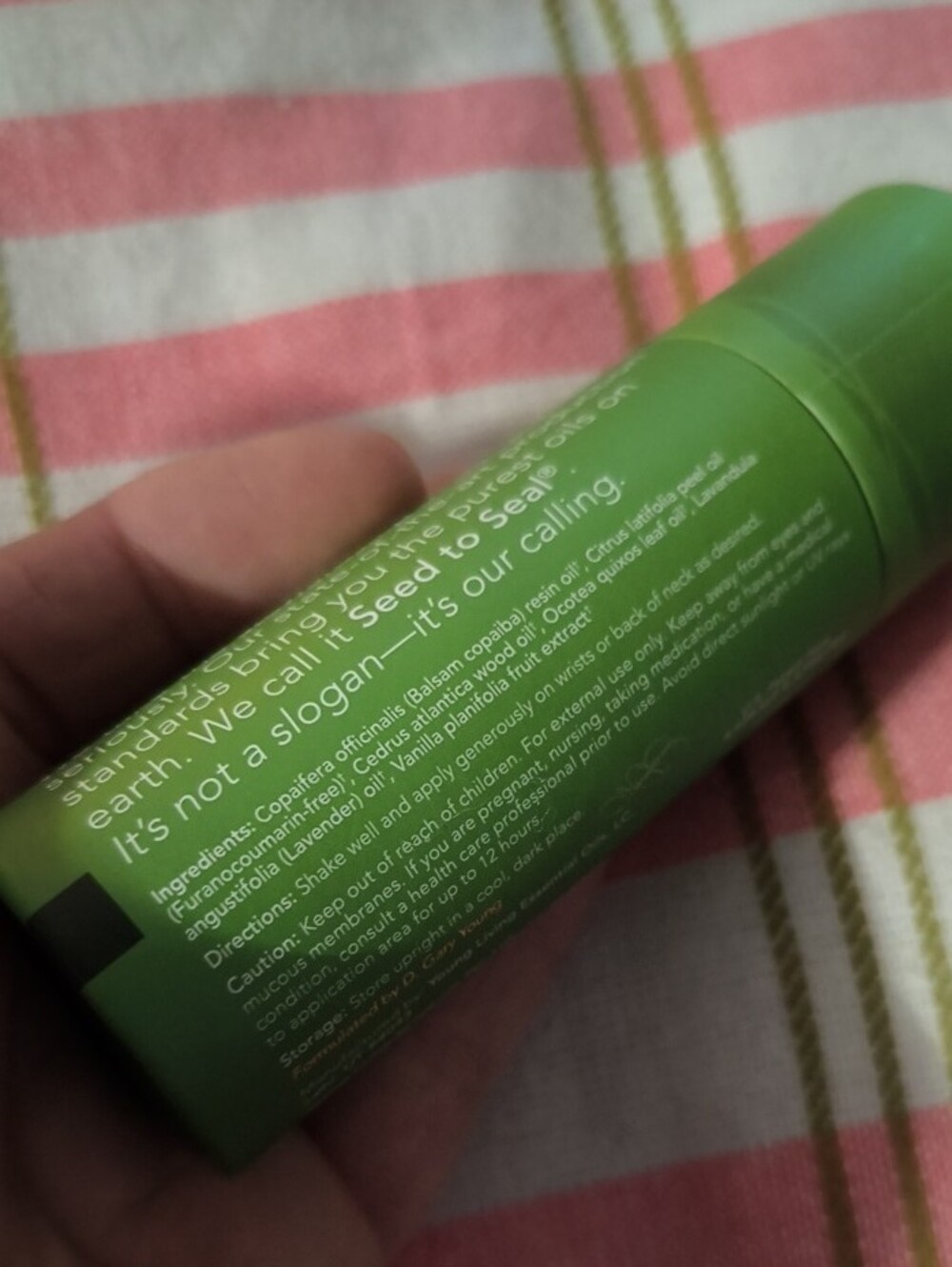 Young Living Stress Away Roll-On Green 💚 For Anxiety - Picture 3 of 4